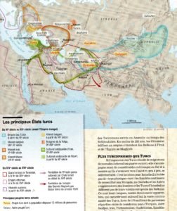 Carte, migration Turcs